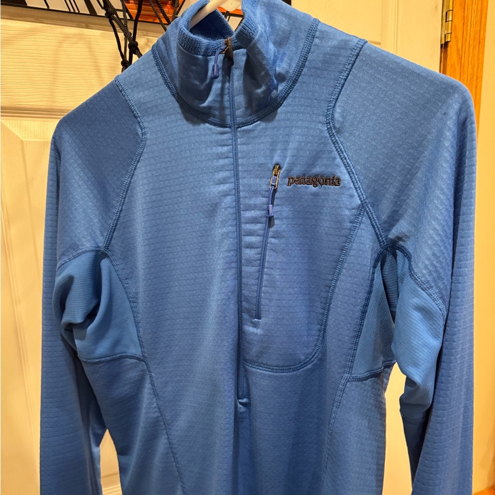 Patagonia Light Blue Performance Pullover R1 - image 1